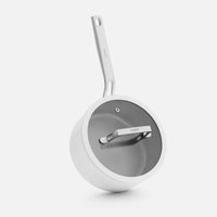 Rendlík Meda 5.0 Pro, ø 20 cm (2,4 l) - Nepřilnavý rendlík s keramickým povrchem s poklicí, světle šedý