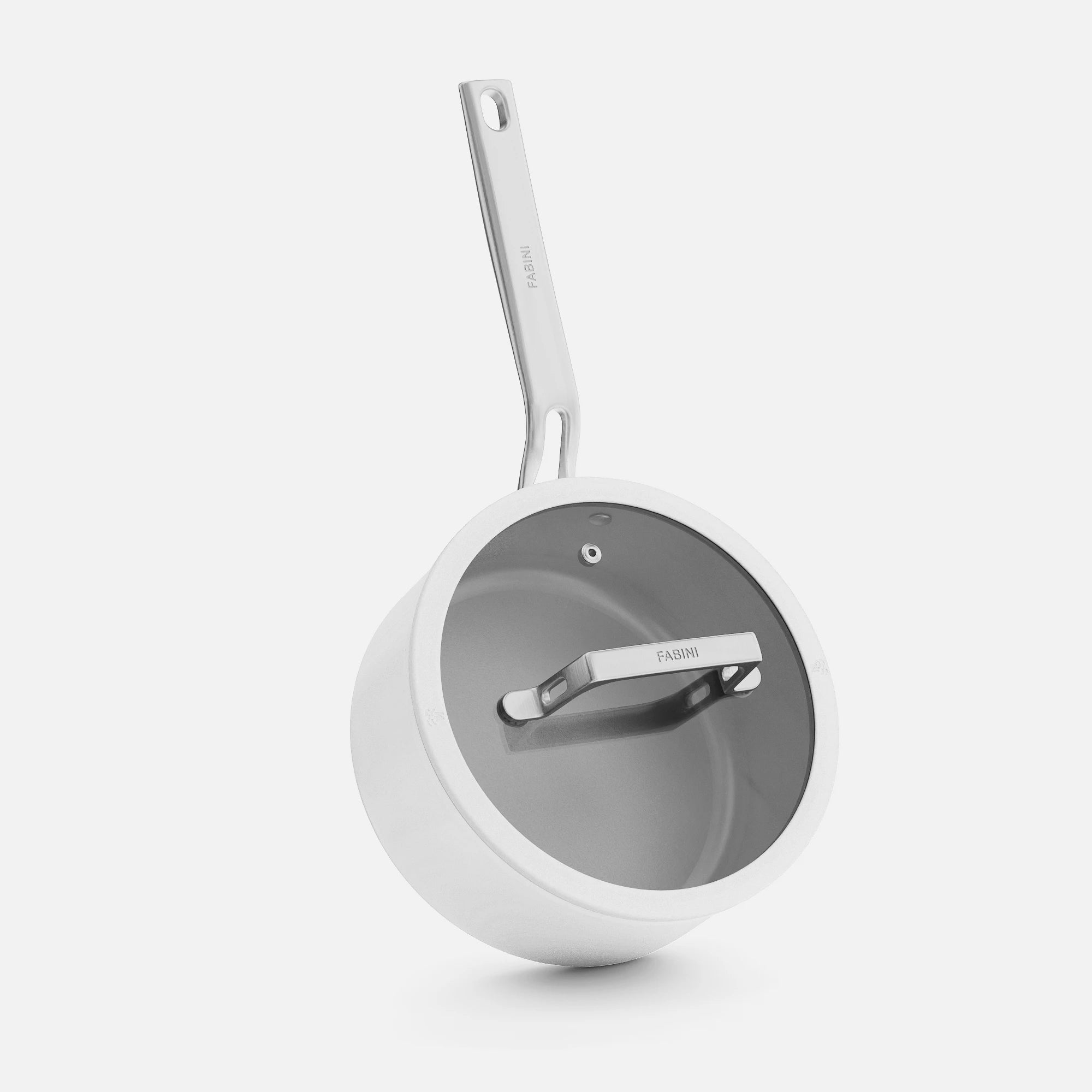 Rendlík Meda 5.0 Pro, ø 20 cm (2,4 l) - Nepřilnavý rendlík s keramickým povrchem s poklicí, světle šedý