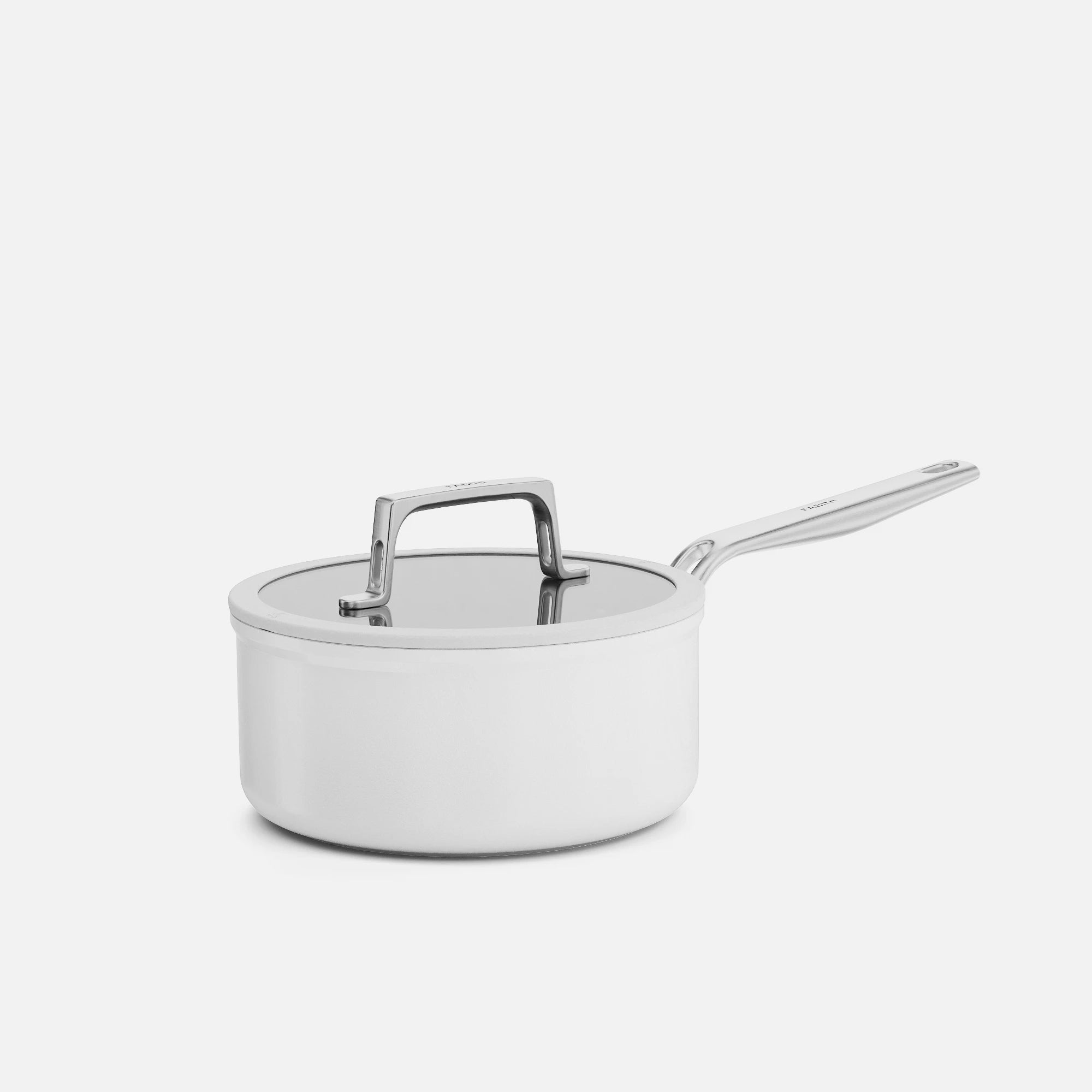 Rendlík Meda 5.0 Pro, ø 20 cm (2,4 l) - Nepřilnavý rendlík s keramickým povrchem s poklicí, světle šedý