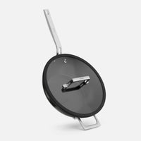Wok pánev Meda 5.0 Pro, ø 28 cm - Nepřilnavá pánev s keramickým povrchem s poklicí, černá