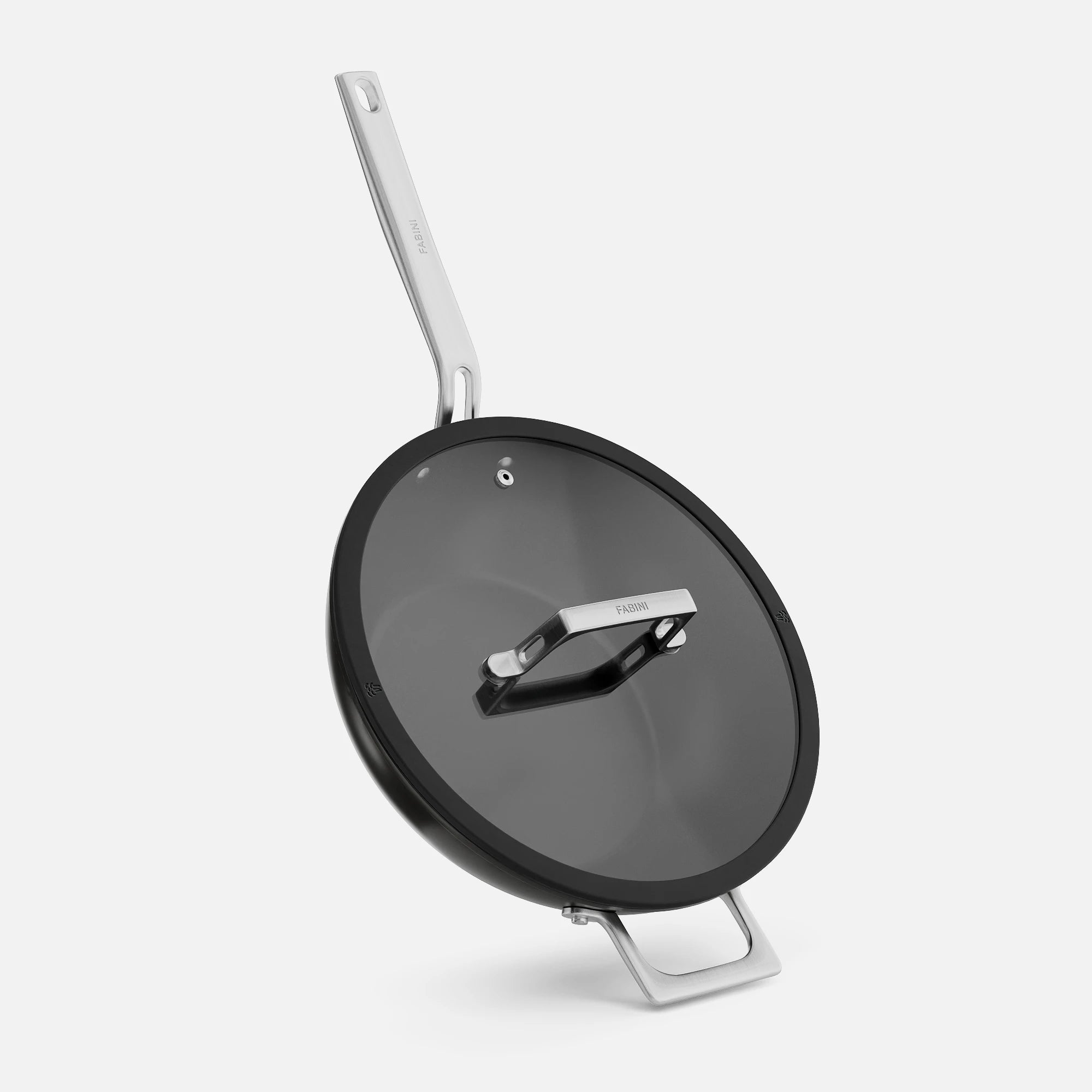 Wok pánev Meda 5.0 Pro, ø 28 cm - Nepřilnavá pánev s keramickým povrchem s poklicí, černá