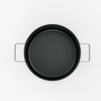 Kastrol Meda 5.0 Standard, ø 24 cm (5,4 l) - Nepřilnavý kastrol s keramickým povrchem s poklicí, černý
