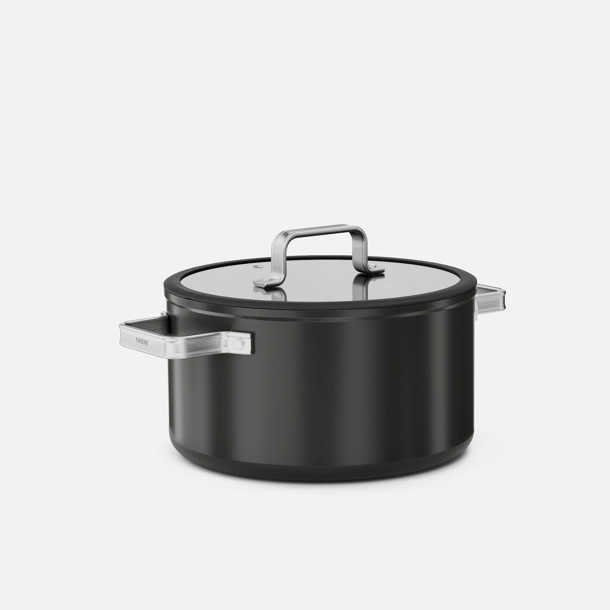 Kastrol Meda 5.0 Standard, ø 24 cm (5,4 l) - Nepřilnavý kastrol s keramickým povrchem s poklicí, černý
