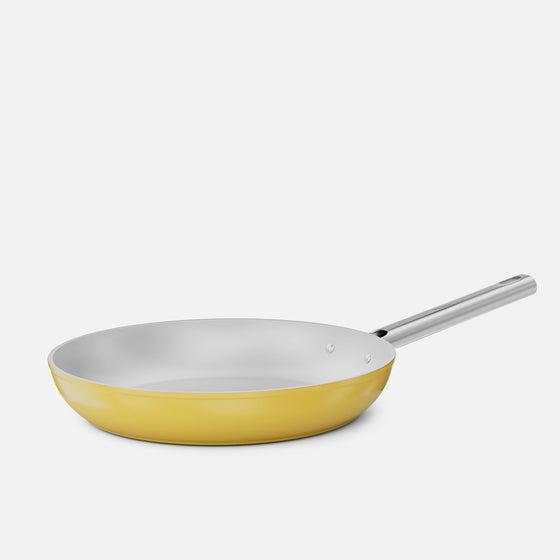 Pánev Meda 5.0 Standard, ø 30 cm - Nepřilnavá pánev s keramickým povrchem bez poklice, žlutá