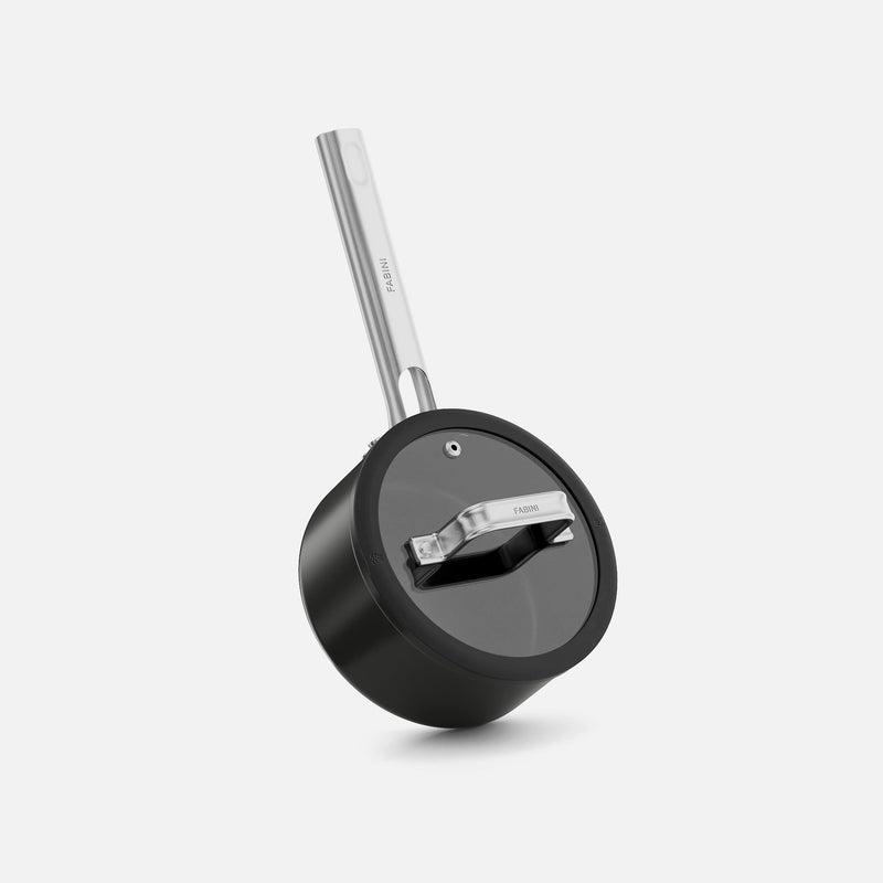 Rendlík Meda 5.0 Standard, ø 16 cm (1,2 l) - Nepřilnavý rendlík s keramickým povrchem s poklicí, černý