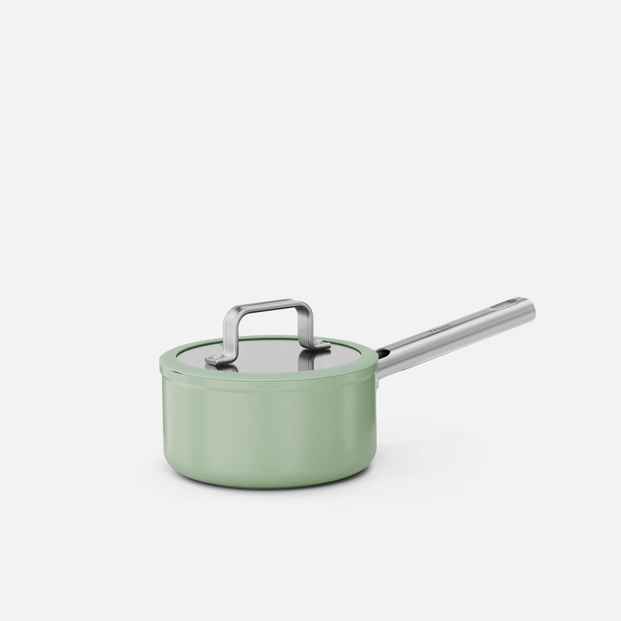 Rendlík Meda 5.0 Standard, ø 16 cm (1,2 l) - Nepřilnavý rendlík s keramickým povrchem s poklicí, šalvějově zelený