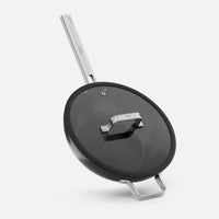 Wok pánev Meda 5.0 Standard, ø 28 cm - Nepřilnavá pánev s keramickým povrchem s poklicí, černá