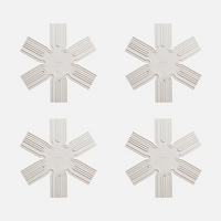 Proložka Otto, 4 kusy - Silikonová ochranná proložka na skladování pánví, krémová