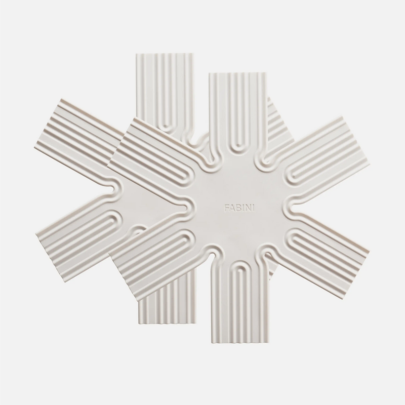 Proložka Otto, 2 kusy - Silikonová ochranná proložka na skladování pánví, krémová