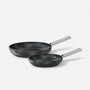 Sada pánví Meda 5.0 Standard, ø 20 cm + ø 26 cm, 2 díly - Nepřilnavé pánve s keramickým povrchem, černé