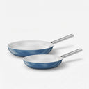 Sada pánví Meda 5.0 Standard, ø 24 cm + ø 28 cm, 2 díly - Nepřilnavé pánve s keramickým povrchem, modré