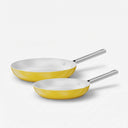 Sada pánví Meda 5.0 Standard, ø 24 cm + ø 28 cm, 2 díly - Nepřilnavé pánve s keramickým povrchem, žluté