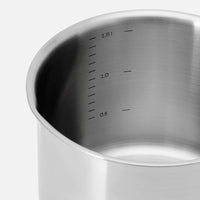 Mlékovar Solo, ø 14 cm (1,5 l) - Nerezový beznýtový mlékovar z vícevrstvé nerezové oceli