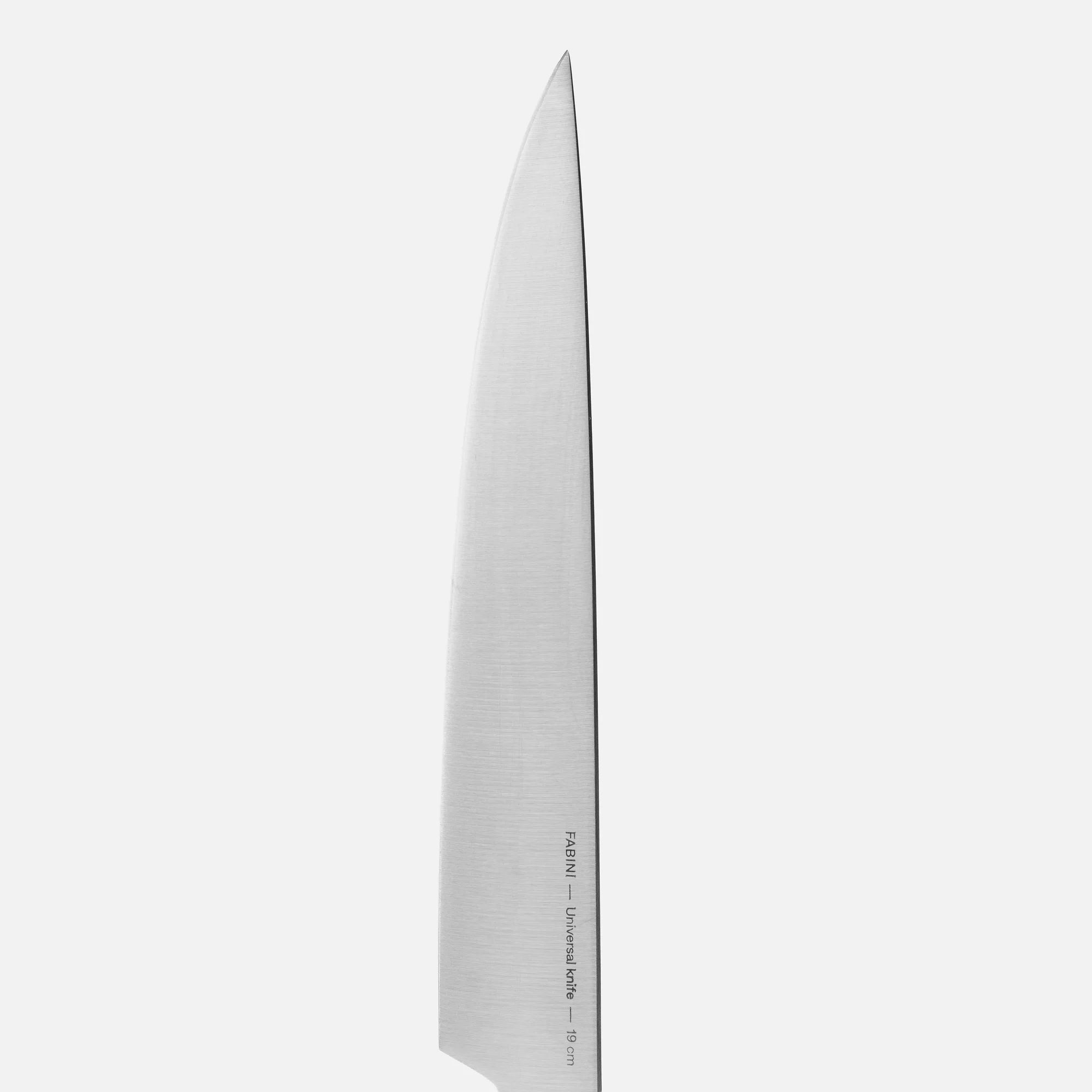 Univerzální nůž Trino Economy, 19 cm - Nůž z německé oceli, černý