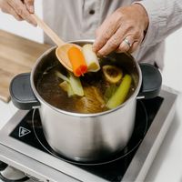 Tlakový hrnec FABINI & Pohlreich, ø 22 cm (6 l) - Nerezový tlakový hrnec