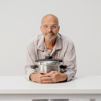 Tlakový hrnec FABINI & Pohlreich, ø 22 cm (6 l) - Nerezový tlakový hrnec